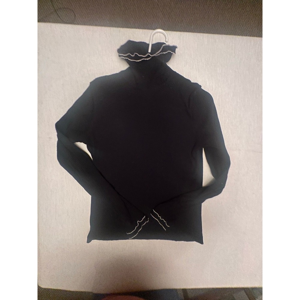 Y2K j crew old tag black Henley